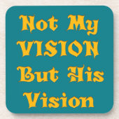 Niet mijn visie, maar zijn visie op kunst onderzetter (Voorkant)