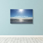 niet mijn wil, maar de jouwe is klaar canvas afdruk (Insitu (Houten vloer))