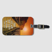 Niet mijn wil maar u wordt gedaan Luke 22:42 Manus Bagagelabel (Voorkant (horizontaal))