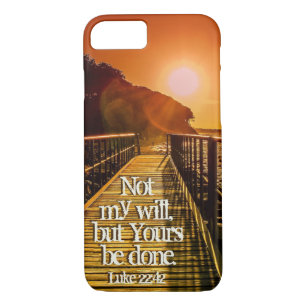 Niet mijn wil maar u wordt gedaan Luke 22:42 Manus Case-Mate iPhone Case