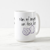 Niet m'importa un fico secco koffiemok (Voorkant rechts)