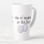 Niet m'importa un fico secco latte mok (Rechterhoek)