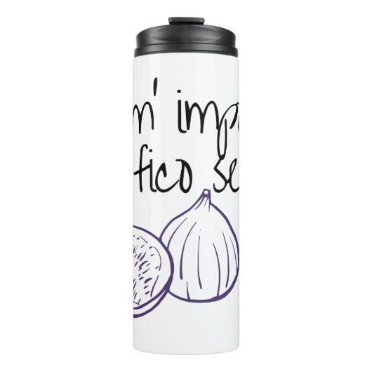 Niet m'importa un fico secco thermosbeker (Voorkant)