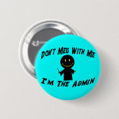 Niet minder met de beheerder ronde button 5,7 cm (Voorkant /achterkant)