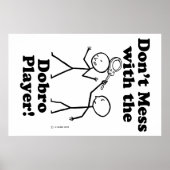 Niet minder met de Dobro-speler Poster (Voorkant)