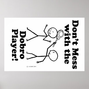 Niet minder met de Dobro-speler Poster