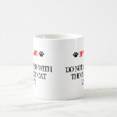 Niet minder met de gekke kat dame. koffiemok (Center)
