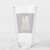 Niet minder met een bijenhouder glas (Achterkant)