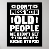 Niet minder met oude mensen... we kregen deze leef poster (Voorkant)