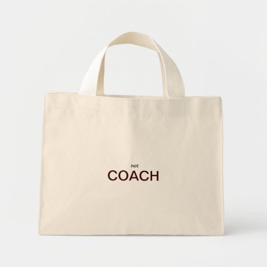 niet mini tote bag (Voorkant)