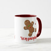 Niet m'n gumdruppelknoppen. mok (Voorkant rechts)