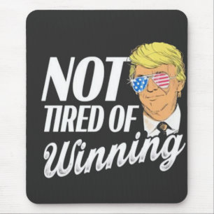 Niet moe van het winnen van Trump Maga inauguratie Muismat
