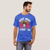 Niet moeder pinguïn grappig t-shirt (Voorkant volledig)