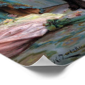 Niet naar binnen gaan door Hans Zatzka - poster (Hoek)