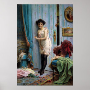 Niet naar binnen gaan door Hans Zatzka - poster