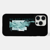 Niet naleven iPhone hoesje (Achterkant horizontaal)