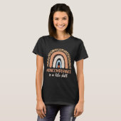Niet-naleving is een levensvaardigheid Toegepaste T-shirt (Voorkant volledig)