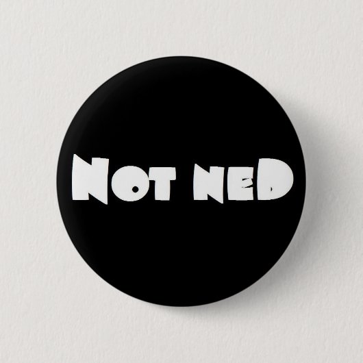 Niet Ned badge Ronde Button 5,7 Cm (Voorkant)