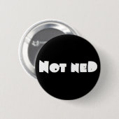 Niet Ned badge Ronde Button 5,7 Cm (Voorkant /achterkant)