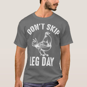 Niet negeren eendendag art Gym WorkOut Weightlift T-shirt