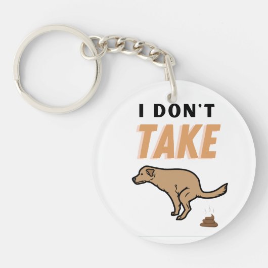 Niet nemen sleutelhanger (Voorkant)