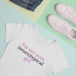 Niet neurotypisch meisje met klassieke autisme Pri T-shirt