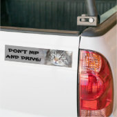 Niet nip en rijden bumpersticker (Op Truck)