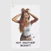 Niet nog een draaistel?! - Dames golfhanddoek (Voorkant)