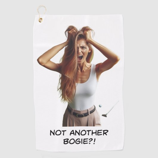 Niet nog een draaistel?! - Dames golfhanddoek (Voorkant)