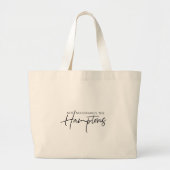 Niet noodzakelijk de Hamptons "Alles Tas" Grote Tote Bag (Voorkant)