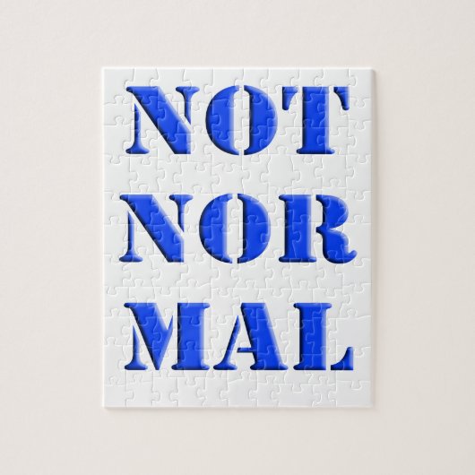 Niet normaal legpuzzel (Verticaal)