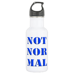Niet normaal waterfles