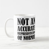 Niet Normale Grappige Mok of Reis Mok (Links)