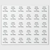 Niet nu dit is tijd voor rotsklimmen cadeaupapier (Vlak)