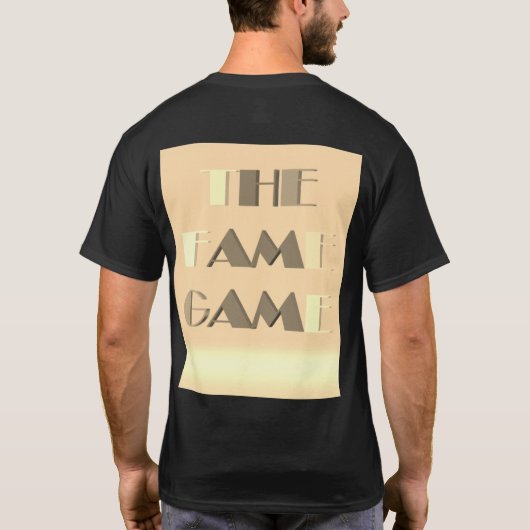 Niet nu een andere keer misschien zwart met zilver t-shirt (Achterkant)