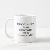 Niet nu grappig koffiemok (Links)