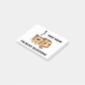 NIET NU, IK BEN BUSY SLEEPING POST-IT® NOTES (Schuin)