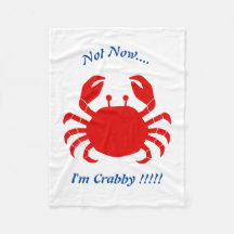 Niet nu... Ik ben Crabby!!!!! Blanket