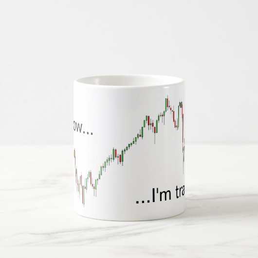 Niet nu... Ik handel - mok handelaar (Center)