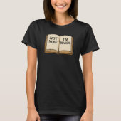 Niet Nu Ik Lees T-shirt (Voorkant)