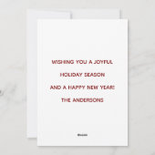 Niet Nu Kerstman, Ik Lees Feestdagenkaart (Achterkant)