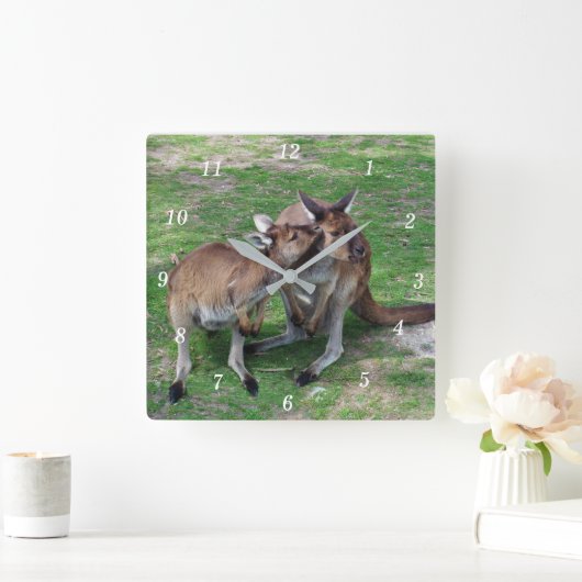 Niet nu Skippy Vierkante Klok (Huis)