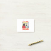 Niet nu, Sweety. Mammie's cyberpesten de regering Post-it® Notes (Op bureau)