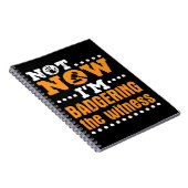 Niet nu val ik in de getuige schijnproces notitieboek (Rechterzijde)