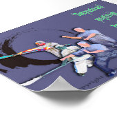 Niet oefenen totdat je het goed hebt poster (Hoek)