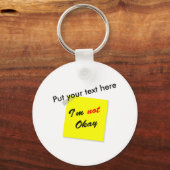 Niet oké sleutelhanger (Voorkant)