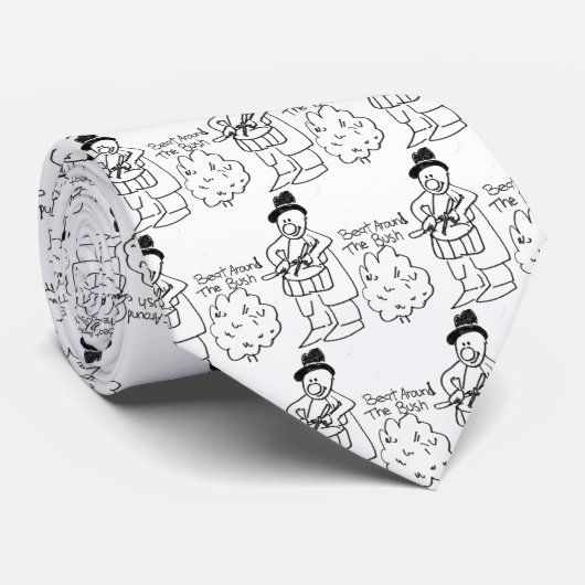 Niet om de Struik slaan Stropdas (Opgerold)