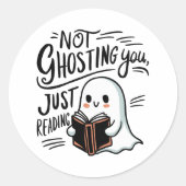 Niet om je heen, gewoon lezen ronde sticker (Voorkant)