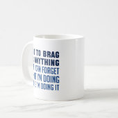 Niet om Op Te Scheppen Of Zo Koffiemok (Voorkant links)