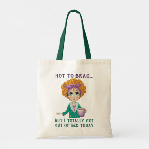 Niet om te brag, maar ik ben vandaag helemaal uit  tote bag